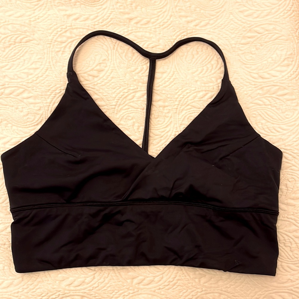 Black Women's V-Neck T-Back Tank Top